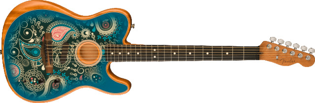 Fender AA TELECASTER BLUE PAISLEY