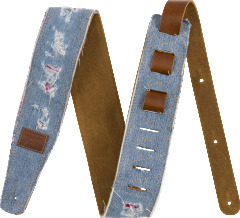 Fenderの楽器・機材 Ripped Paisley Denim Straps